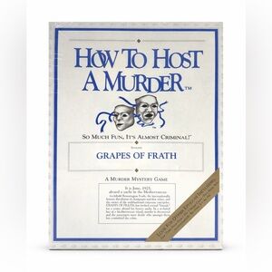 How To Host A Murder Grapes of Frath Sealed Vintage Murder Mystery Game 1985